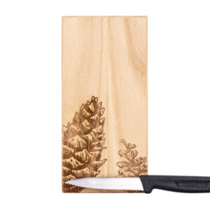 Messerbrett Tannenzapfen