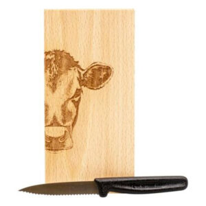 Messerbrett Kuh halb