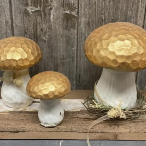 Pilz aus Porzellan mittel