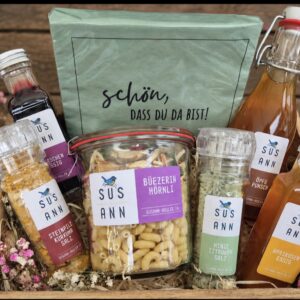 Geschenkset Handgemachte Spezialitäten aus der Schweiz